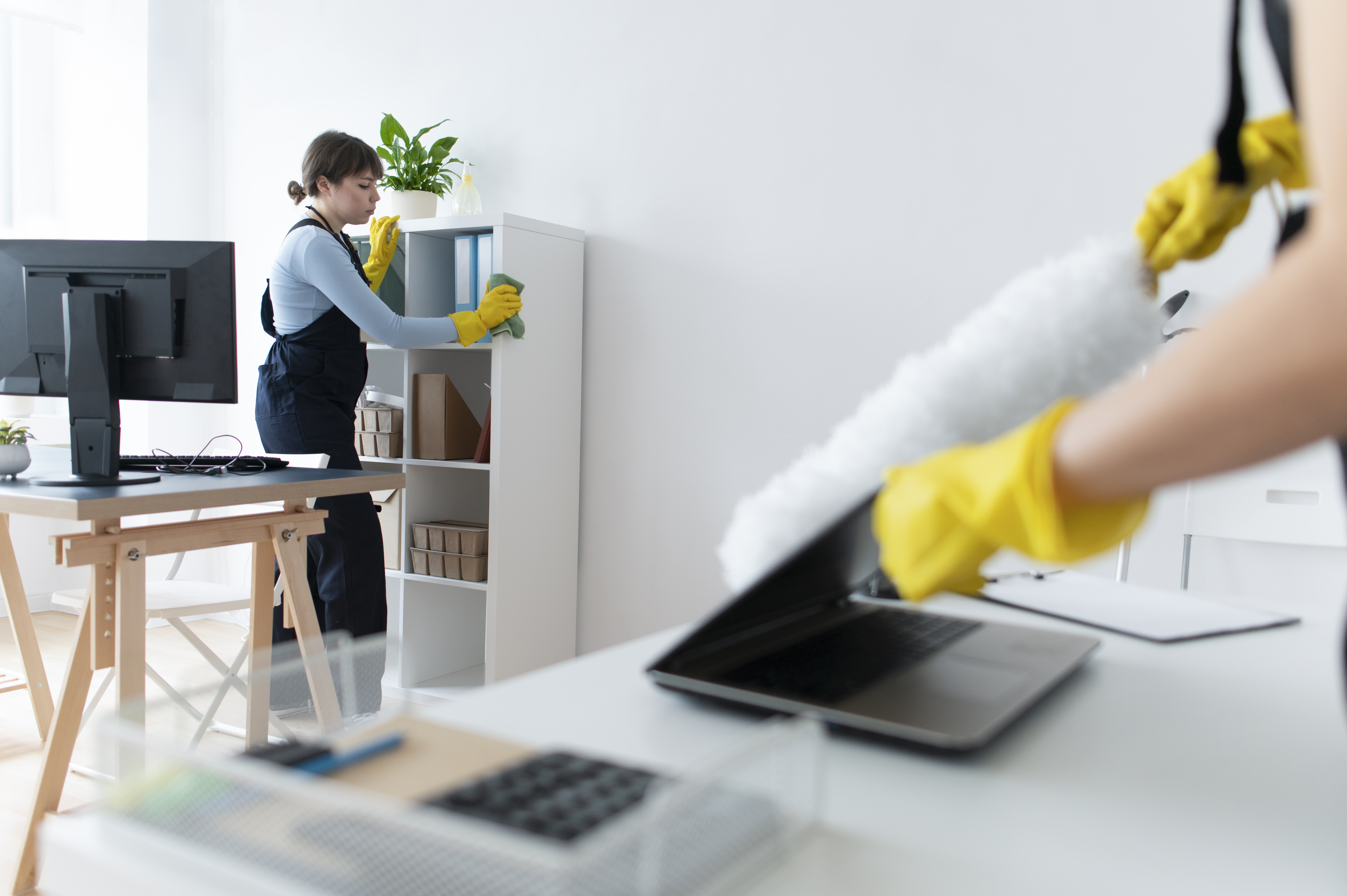 Office cleaning image